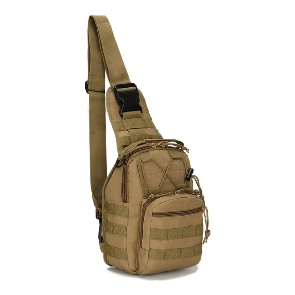 Mochila Transversal de Ombro/ Peito Tática - Esportiva