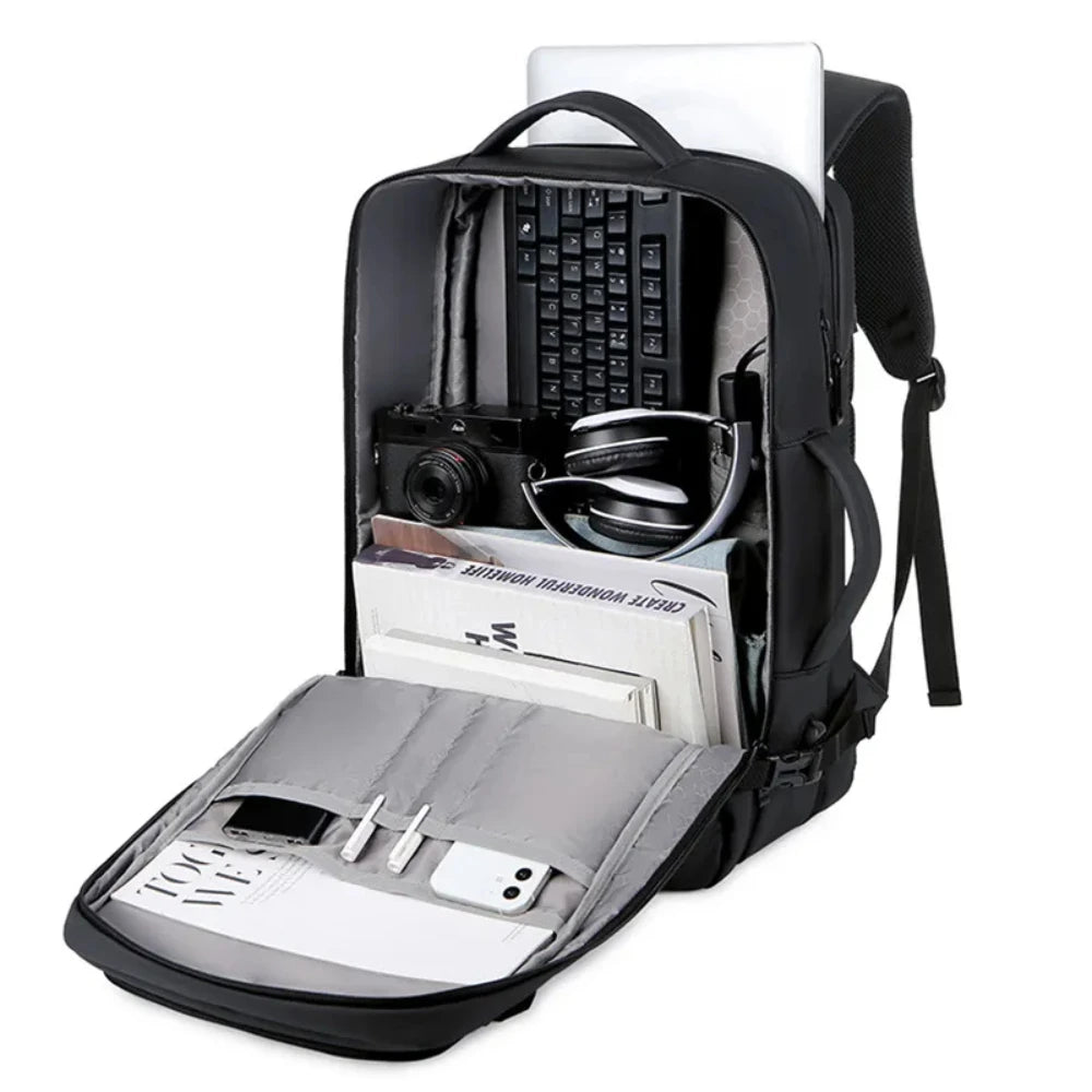 Mochila Para Viagem Impermeável com Compartimento Para Notebook