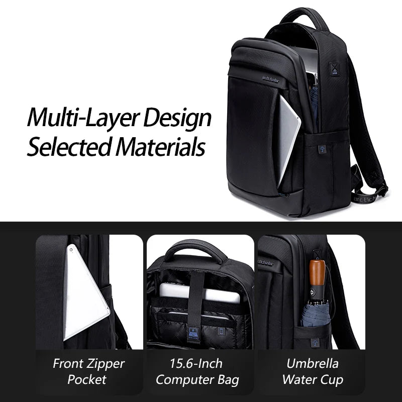 Mochila Masculina Para Estudos e Viagens com Design Moderno