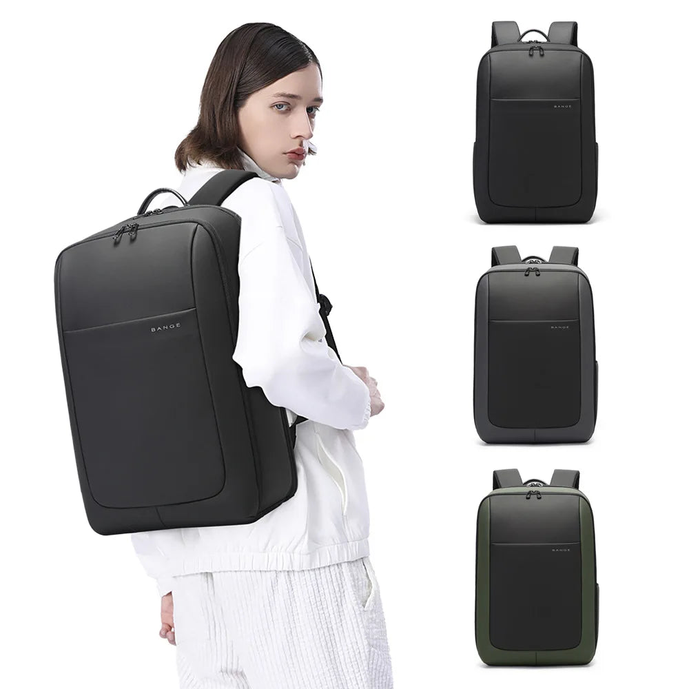 Mochila de Negócios Multifuncional Sofisticada com Compartimento Para Notebook