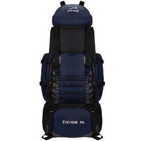 Mochila Para Acampamento De Grande Capacidade Com Capa De Chuva Bolsa Grande Respirável Com Compartimentos
