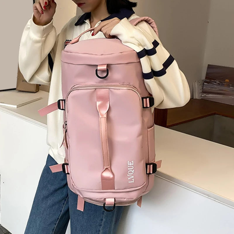 Mochila De Armazenamento Para Viagem Bolsa Esportiva  De Ombro Ùnico Multifuncional