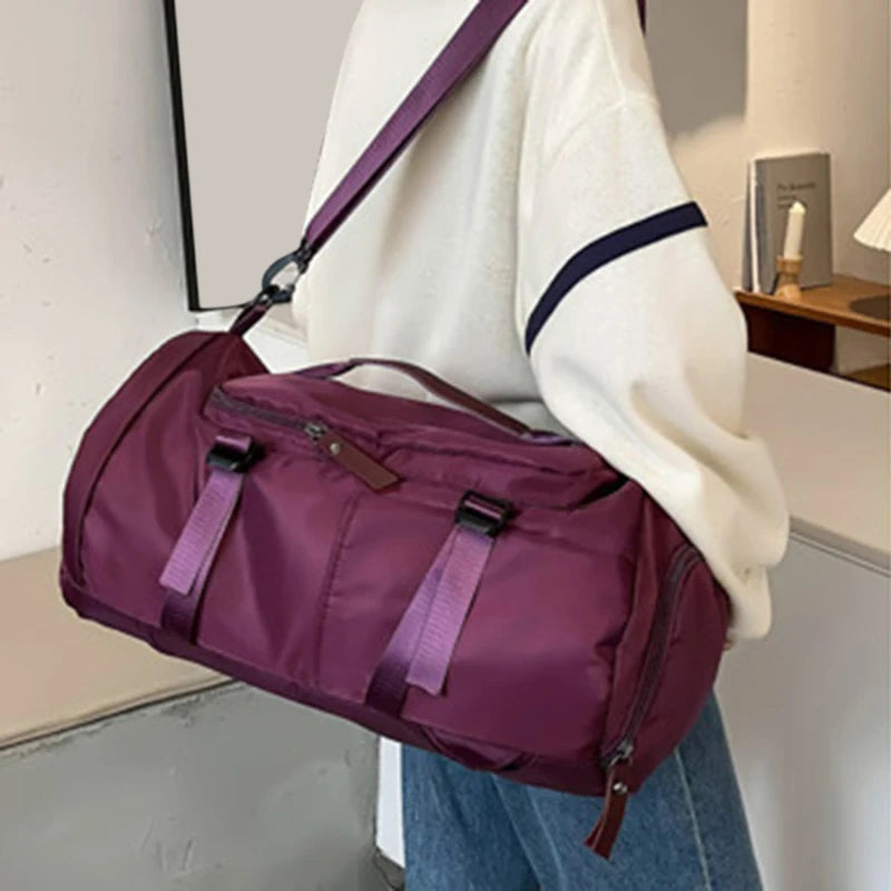 Mochila De Armazenamento Para Viagem Bolsa Esportiva  De Ombro Ùnico Multifuncional