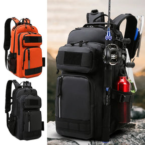 Mochila Impermeável de Pesca Multifuncional Para Camping Montanhismo
