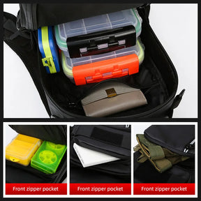Mochila Impermeável de Pesca Multifuncional Para Camping Montanhismo