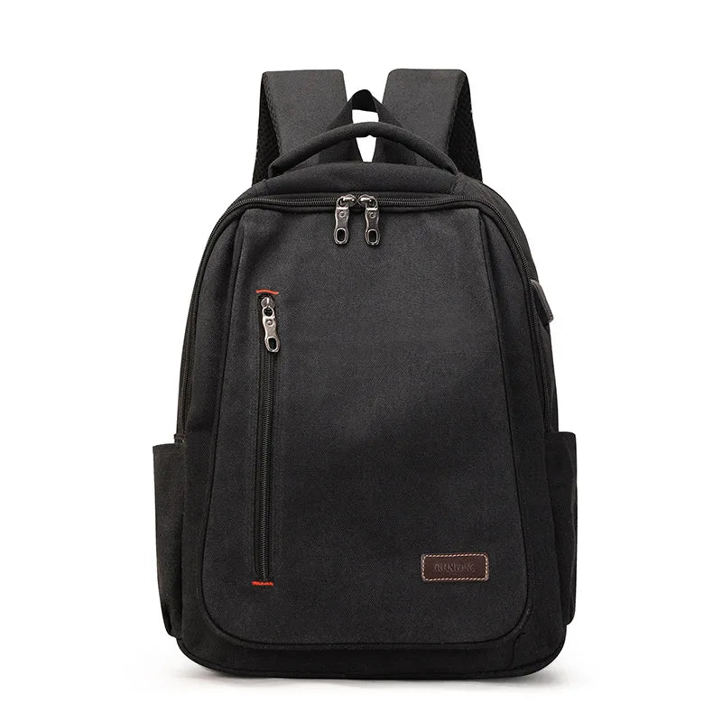 Mochila de Ombro Minimalista Com Com Alças Reguláveis Bolsa De Lona Moda Vintage