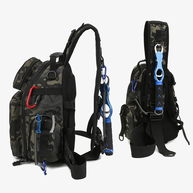 Mochila Para Pesca/Trilha Multifuncional