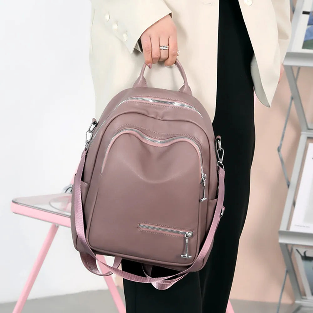 Mochila Multifuncional De Ombro Para Passeios Três Alças Bolsa De Boa Qualidade