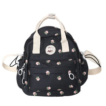 Mochila De Ombro Estampa Floral Bolsa Versátil Para Lazer Moda Feminina
