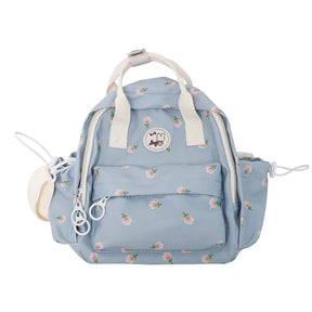 Mochila De Ombro Estampa Floral Bolsa Versátil Para Lazer Moda Feminina