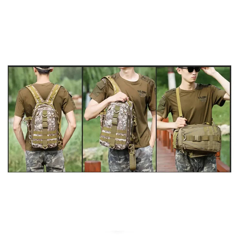 Mochila Esportiva De Ombro Camuflada Impermeável De Alta Qualidade