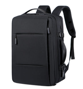 Mochila Impermeável USB com Vários Compartimentos