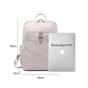 Mochila De Viagem Elegante Impermeável Bolsa Para Computador Faculdade Design  Casual De Alta Qualidade