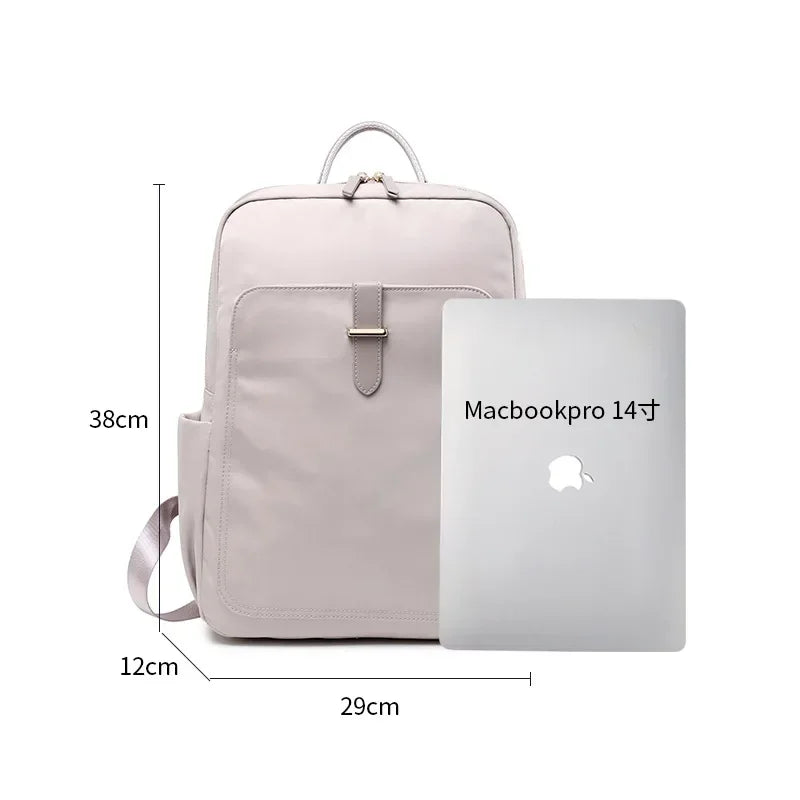 Mochila De Viagem Elegante Impermeável Bolsa Para Computador Faculdade Design  Casual De Alta Qualidade