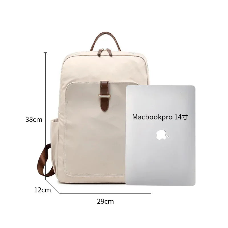 Mochila De Viagem Elegante Impermeável Bolsa Para Computador Faculdade Design  Casual De Alta Qualidade