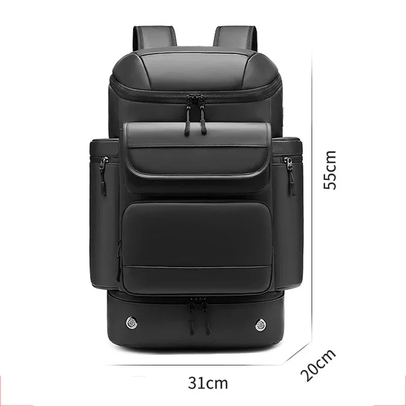 Mochila De Negócios de Grande Capacidade Com Compartimentos Bolsa Multifuncional Para viagens Com Alças Reforçadas