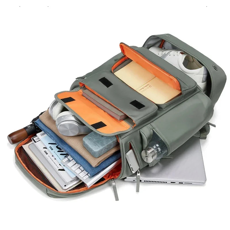 Mochila De Negócios de Grande Capacidade Com Compartimentos Bolsa Multifuncional Para viagens Com Alças Reforçadas