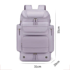 Mochila De Negócios de Grande Capacidade Com Compartimentos Bolsa Multifuncional Para viagens Com Alças Reforçadas