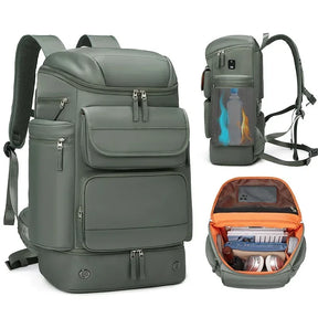 Mochila De Negócios de Grande Capacidade Com Compartimentos Bolsa Multifuncional Para viagens Com Alças Reforçadas