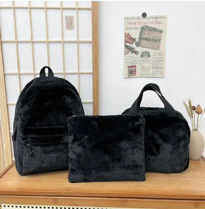 Mochila Para Lazer Design Cachorro 3D Com Orelhas Grandes Desenho Animado Moda Versátil