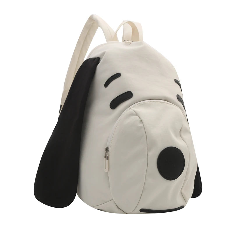 Mochila Para Lazer Design Cachorro 3D Com Orelhas Grandes Desenho Animado Moda Versátil