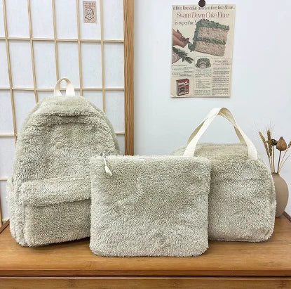Mochila Para Lazer Design Cachorro 3D Com Orelhas Grandes Desenho Animado Moda Versátil