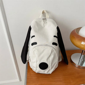 Mochila Para Lazer Design Cachorro 3D Com Orelhas Grandes Desenho Animado Moda Versátil