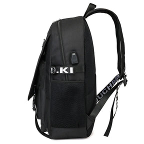 Mochila Escolar De Carregamento USB Á Prova D'água Anti-futo Com Estampa Desenho Animado
