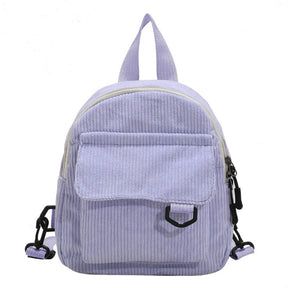 Mini mochila De Veludo Para Meninas Moda Minimalista Mochila Durável Com Alças Ajustável