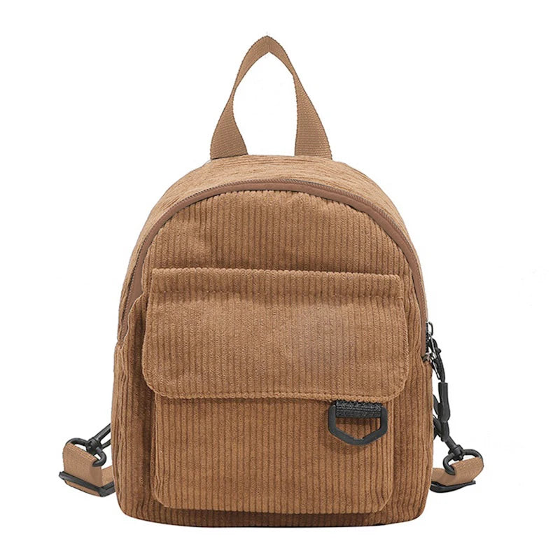 Mini mochila De Veludo Para Meninas Moda Minimalista Mochila Durável Com Alças Ajustável