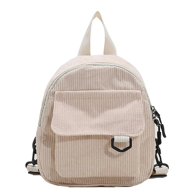 Mini mochila De Veludo Para Meninas Moda Minimalista Mochila Durável Com Alças Ajustável