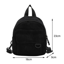 Mini mochila De Veludo Para Meninas Moda Minimalista Mochila Durável Com Alças Ajustável