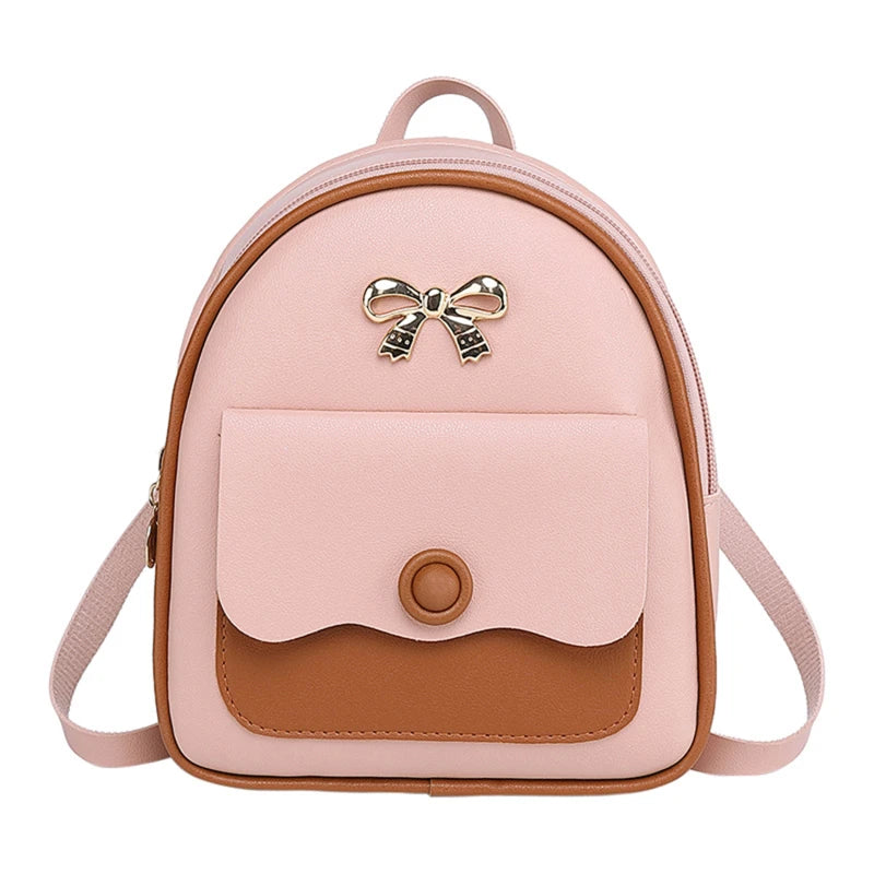Mini Mochila Multifuncional Para Meninas Bolsa Para Lazer Moda Casual