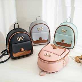 Mini Mochila Multifuncional Para Meninas Bolsa Para Lazer Moda Casual