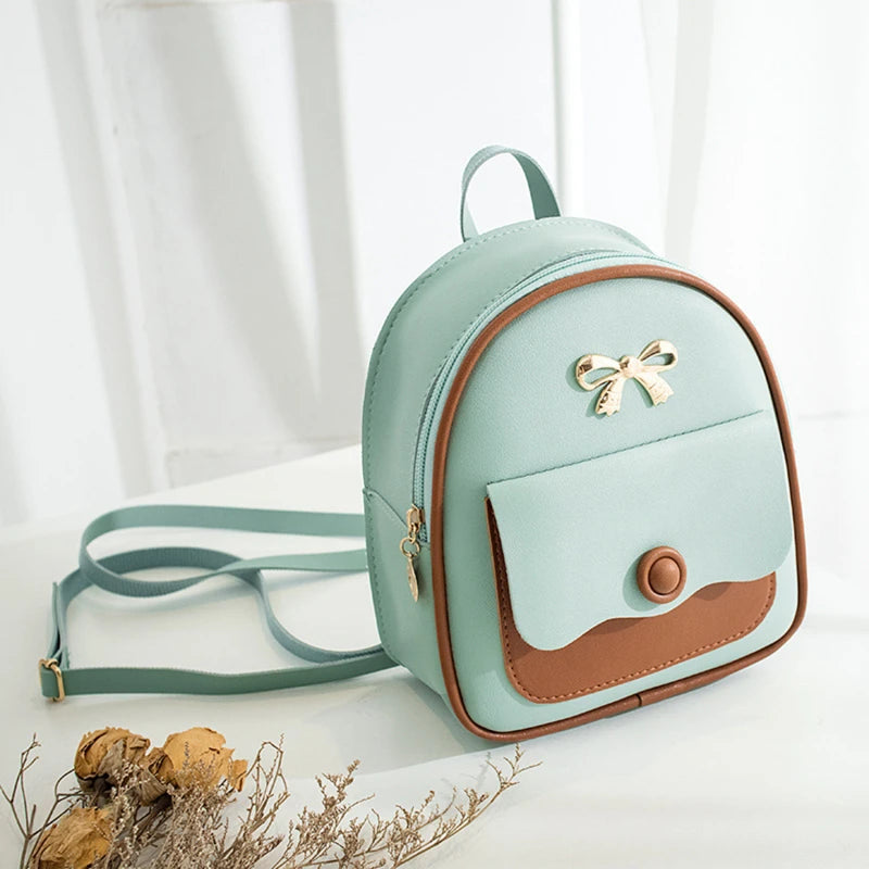 Mini Mochila Multifuncional Para Meninas Bolsa Para Lazer Moda Casual