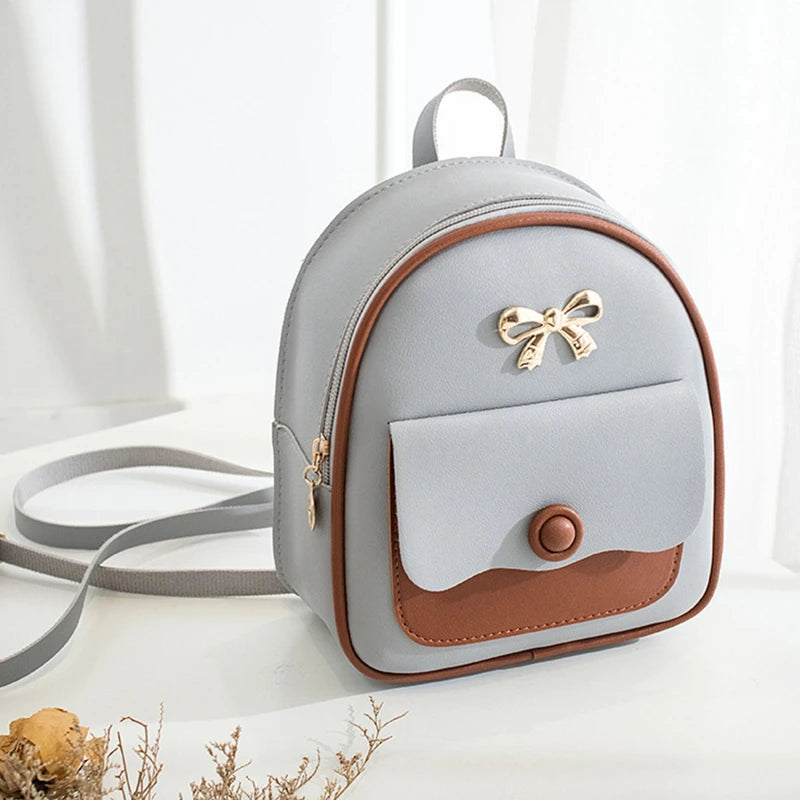Mini Mochila Multifuncional Para Meninas Bolsa Para Lazer Moda Casual