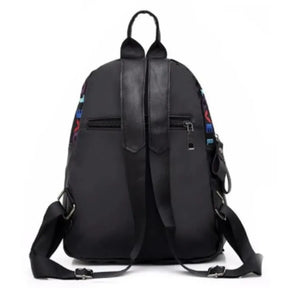 Mochila Para Passeio De Ombro Com Estampa de Letras Para Meninas bolsa Versátil Design Casual