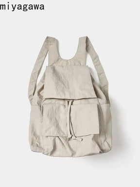 Mochila ultra leve de nylon feminina mochila casual para estudantes mala leve de lazer