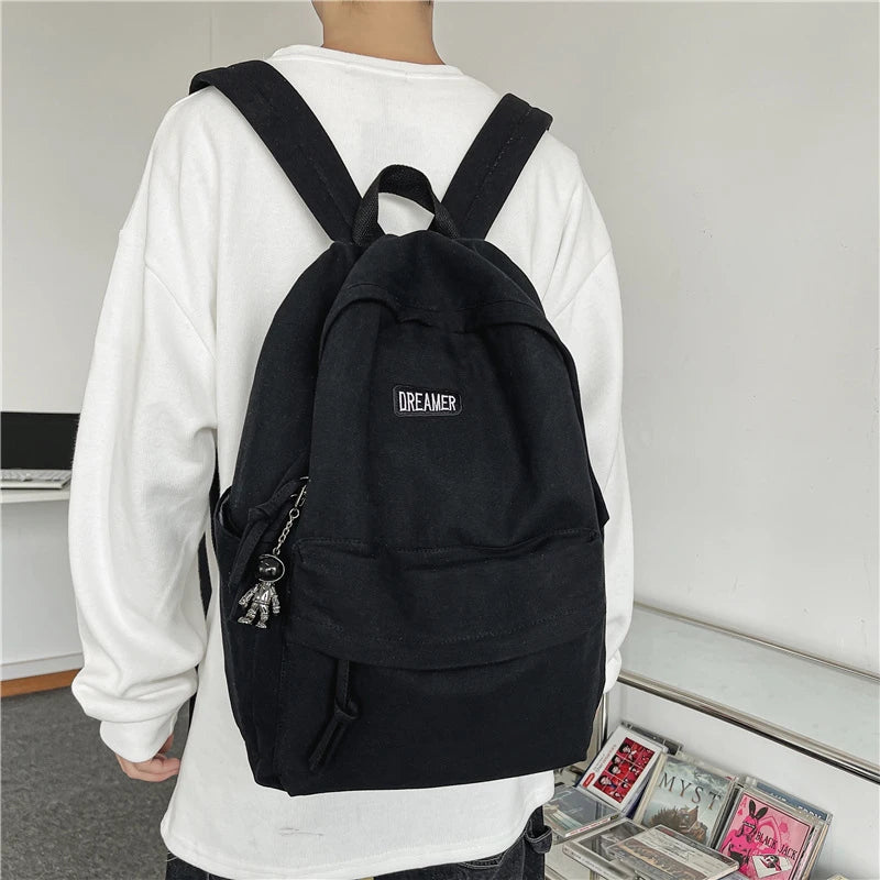 Mochila Escolar Unissex Monocromática Design Excluisvo
