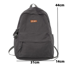 Mochila Escolar Unissex Monocromática Design Excluisvo