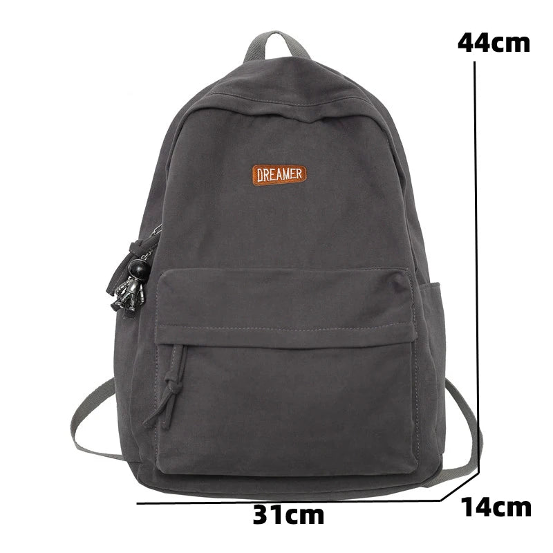 Mochila Escolar Unissex Monocromática Design Excluisvo