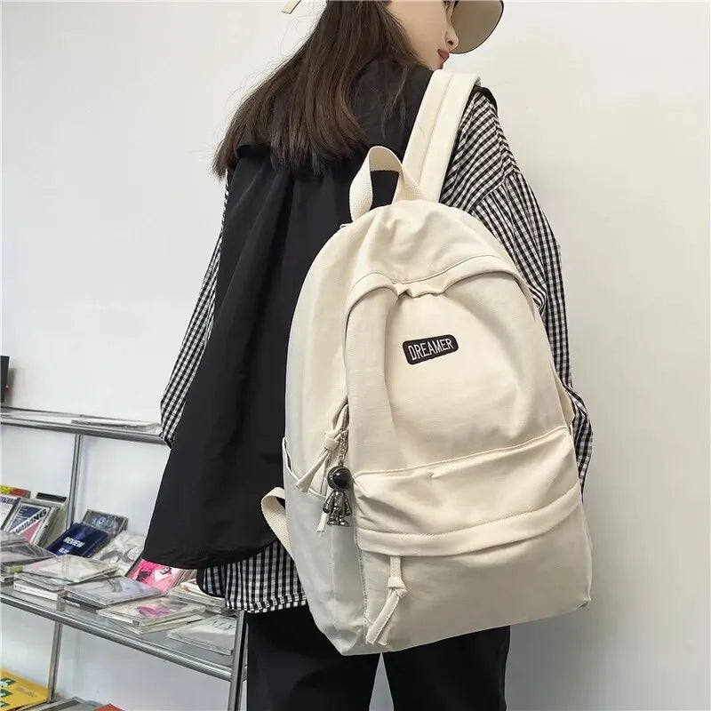 Mochila Escolar Unissex Monocromática Design Excluisvo