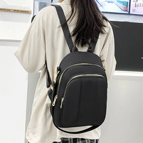 Mochila De Ombro Para Mulheres Com Alça Tripla Bolsa Impermeável Casual