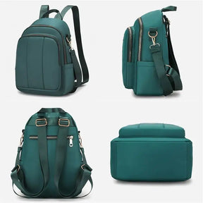 Mochila De Ombro Para Mulheres Com Alça Tripla Bolsa Impermeável Casual