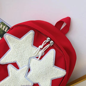Mochila Escolar Decoração Estrelas Mochila Feminina Com Alças Ajustáveis