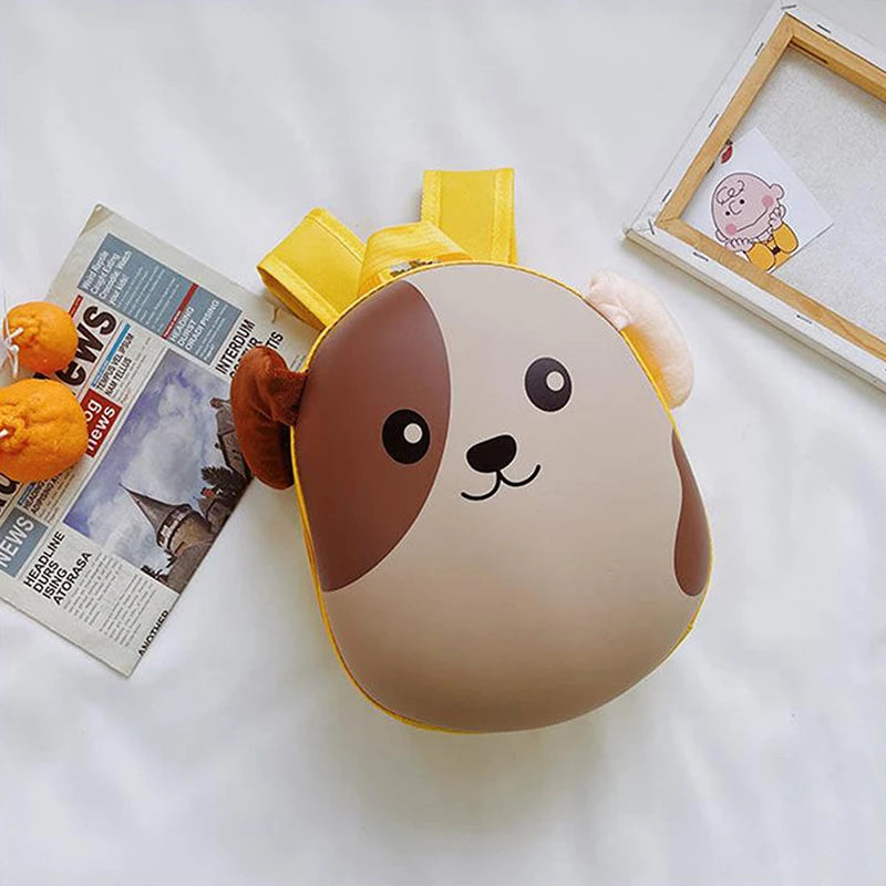 Mochila Infantil Animais Desenho Animado Com Alças Ajustáveis Design Fofo
