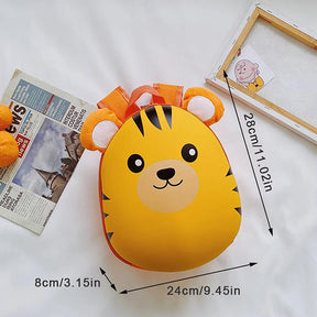 Mochila Infantil Animais Desenho Animado Com Alças Ajustáveis Design Fofo