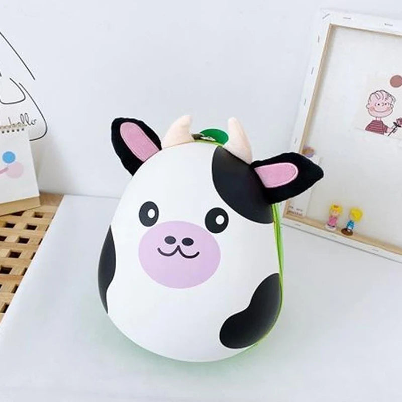 Mochila Infantil Animais Desenho Animado Com Alças Ajustáveis Design Fofo
