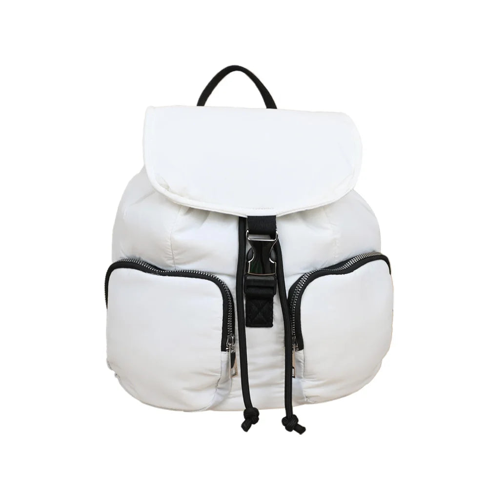 Mochila Anti-furto Feminina Bolsa De Ombro De Alça Dupla Multifuncional Bolsa Saco Ajustável