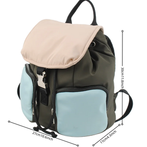 Mochila Anti-furto Feminina Bolsa De Ombro De Alça Dupla Multifuncional Bolsa Saco Ajustável
